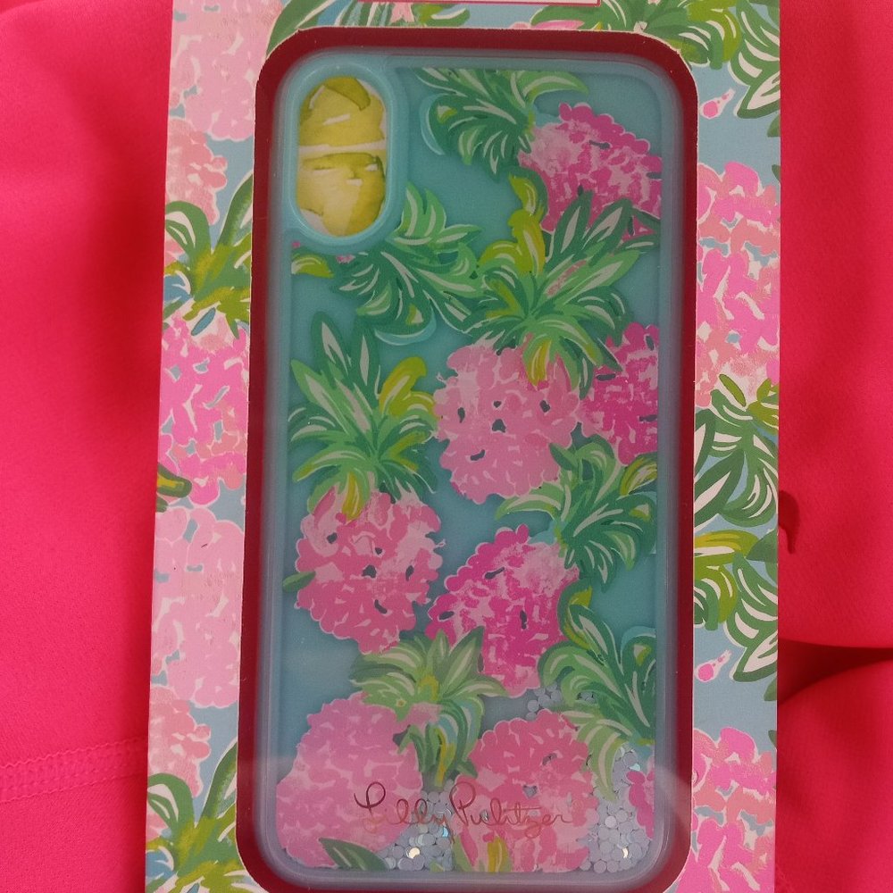 Lilly Pulitzer Glitter iPhone X/XS Case